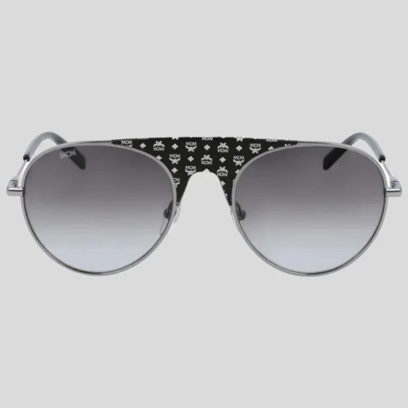 MCM MCM129S Rounded Aviator Sunglasses with Side Shield Detail MCM MCM129S-740 Sunglasses - Walmart.com main image 2